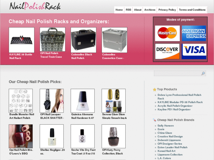 www.nailpolishrack.net