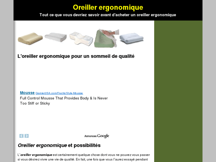 www.oreillerergonomiques.com