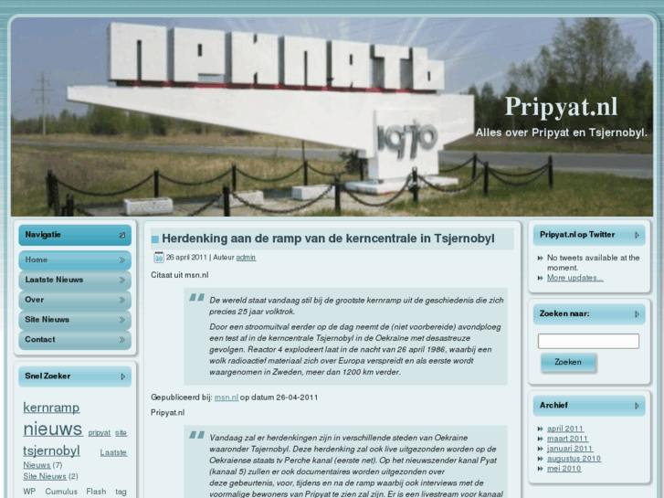 www.pripyat.nl