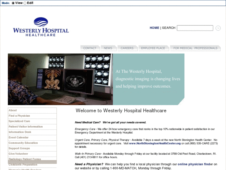 www.westerlyhospital.com