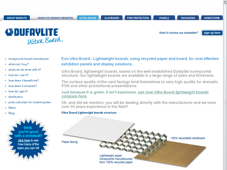 www.dufaylite-ultraboard.com