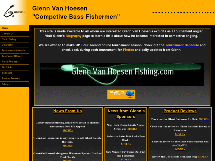 www.glennvanhoesenfishing.com