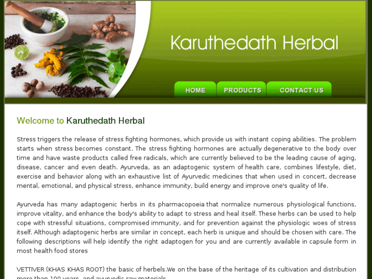 www.karuthedathherbal.com