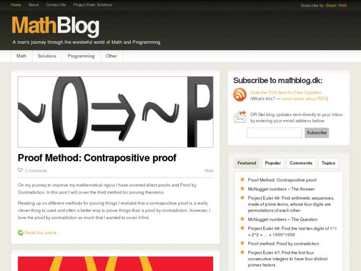 www.mathblog.dk