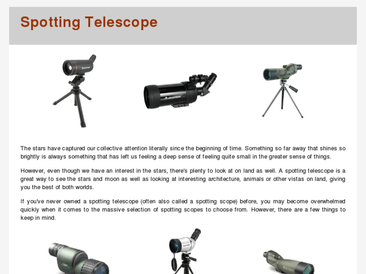 www.spottingtelescope.com