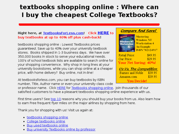 www.textbooksforless.com