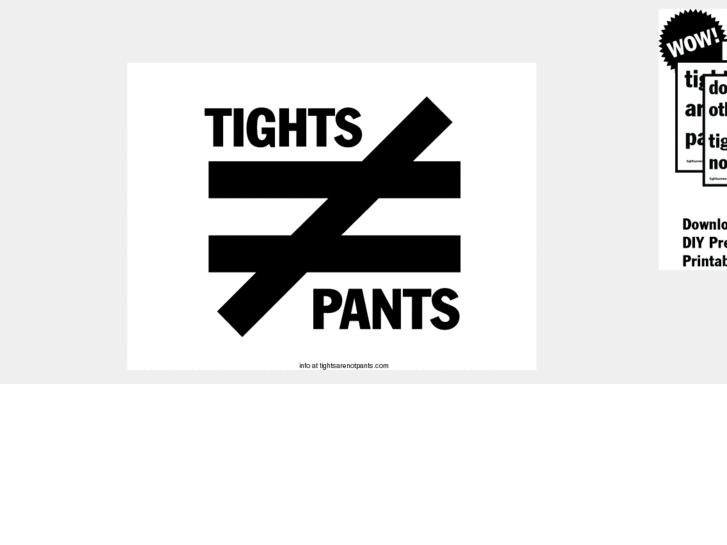 www.tightsarenotpants.com