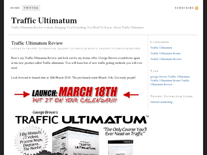 www.trafficultimatumreview.org