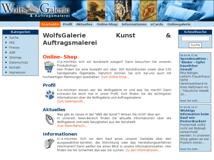 www.wolfsgalerie.de