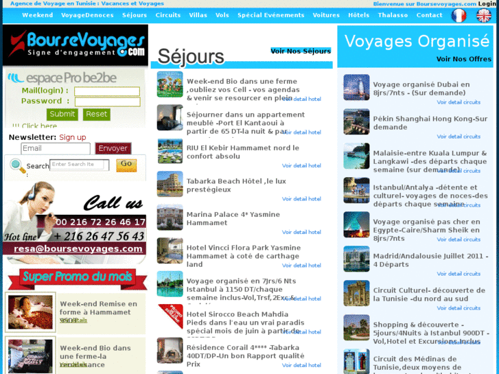 www.boursevoyages.com