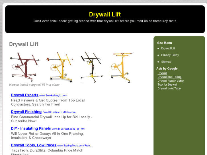 www.drywall-lift.com