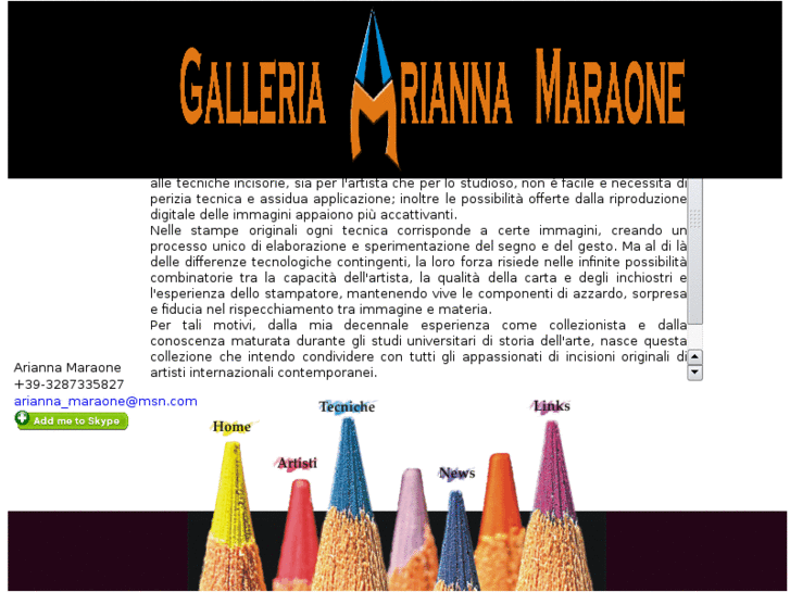 www.galleriaariannamaraone.com