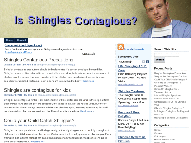 www.isshinglescontagious.org