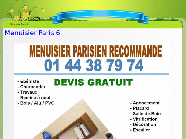 www.menuisierparis6.org