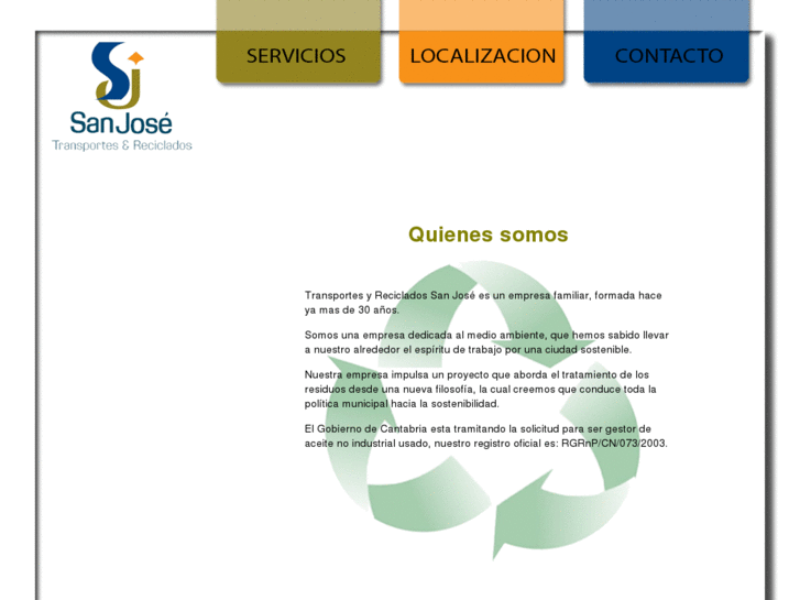 www.transportesyrecicladossanjose.es