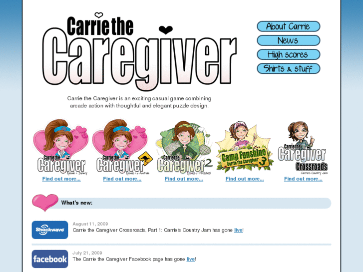 www.carriethecaregiver.com