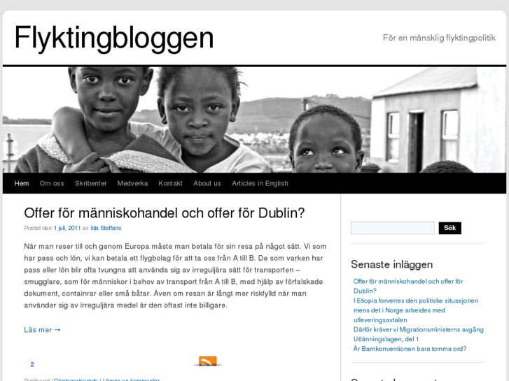 www.flyktningbloggen.org