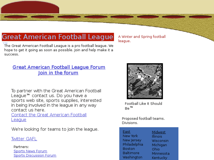 www.greatamericanfootballleague.com