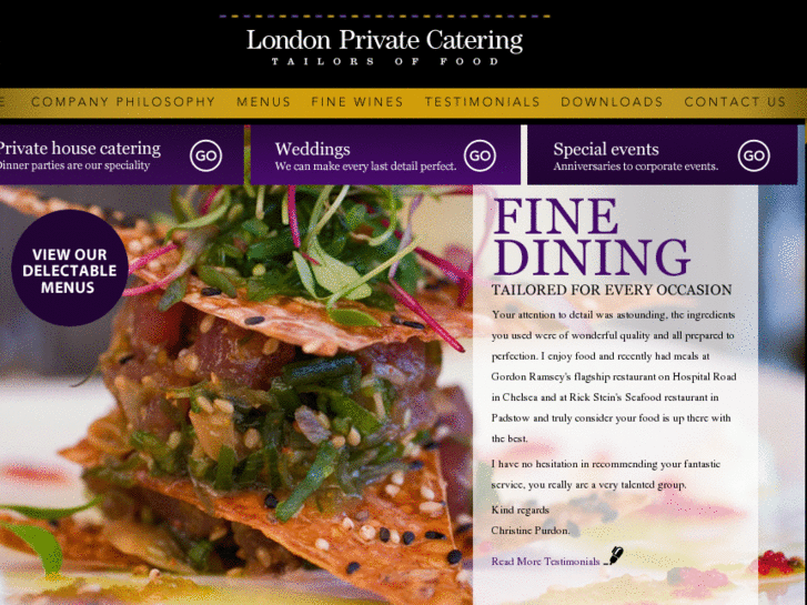 www.londonprivatecatering.com