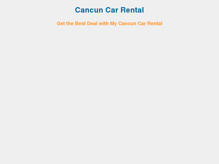 www.mycancuncarrental.com