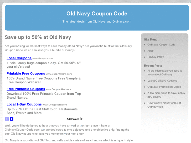 www.oldnavycouponcode.com