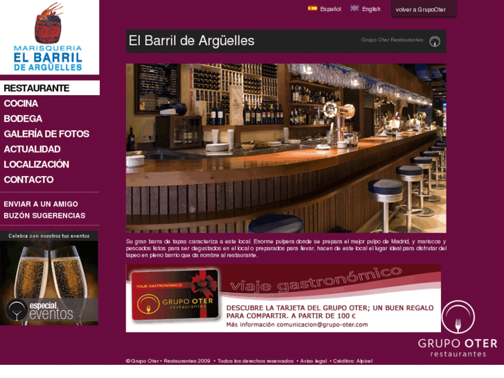 www.restauranteelbarrildearguelles.com