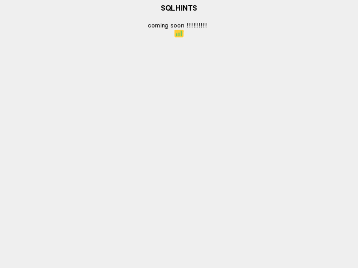 www.sqlhints.com