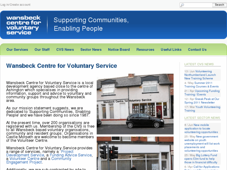 www.wansbeckcvs.org.uk