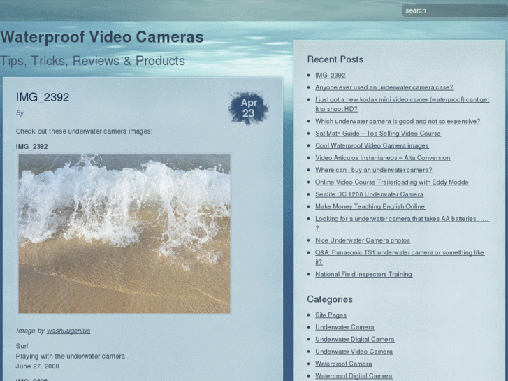 www.waterproofvideocameras.net