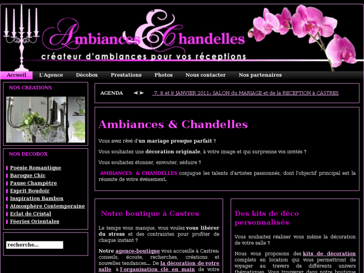 www.ambiancesetchandelles.com