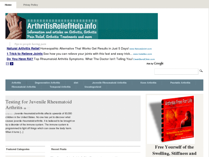 www.arthritisreliefhelp.info