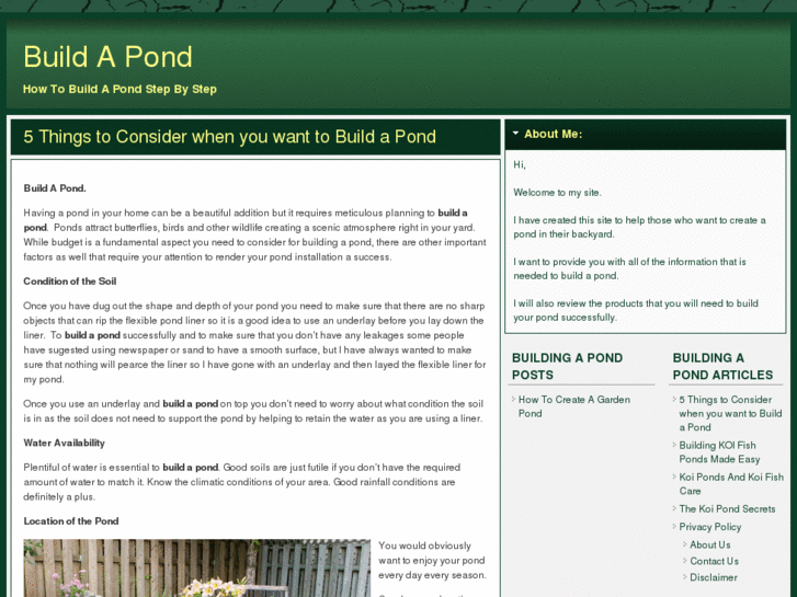 www.buildapond.org