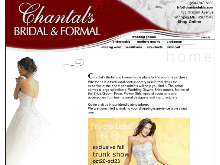 www.chantalsbridal.com