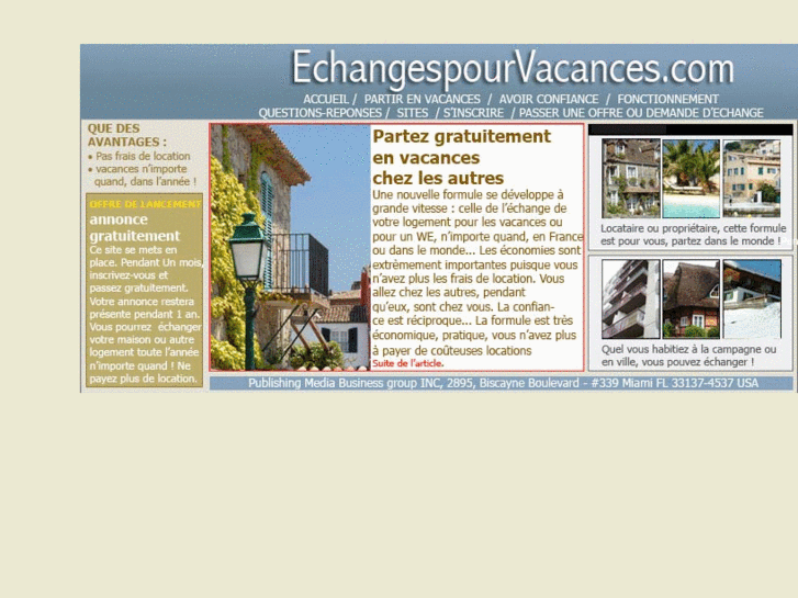 www.echangespourvacances.com