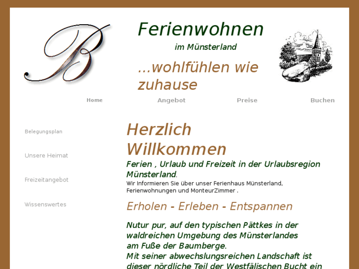 www.ferienwohnungen-muensterland.de