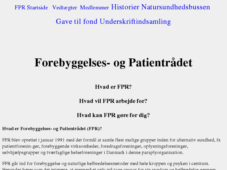 www.forebyggelses-ogpatientraadet.dk