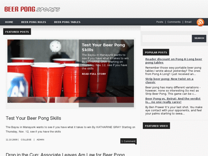 www.ilovebeerpong.net