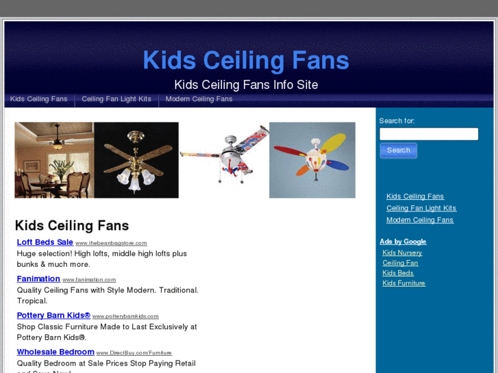 www.kidsceilingfansnow.com