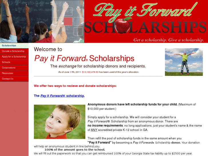 www.payitforwardscholarships.com