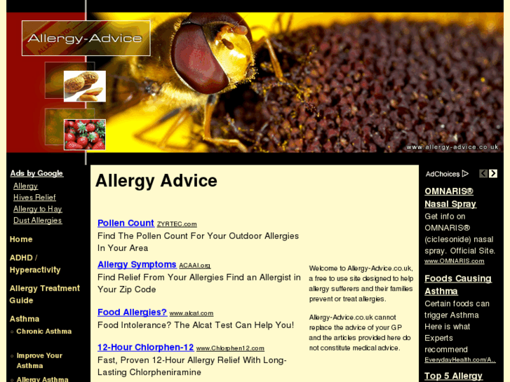 www.allergy-advice.co.uk