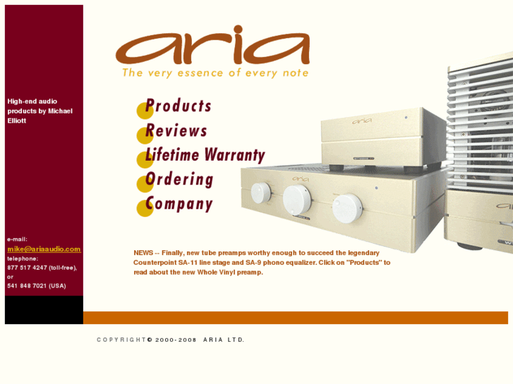 www.ariaaudio.com