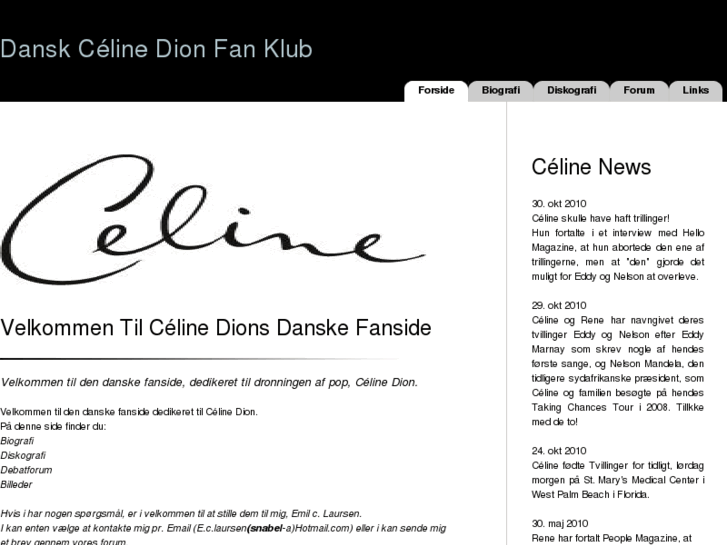 www.celine-dion.dk