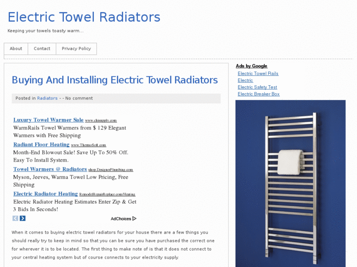 www.electrictowelradiators.net