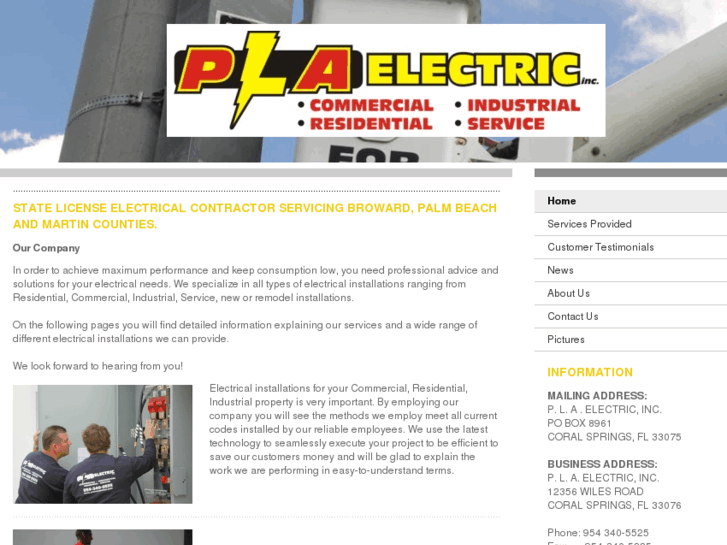 www.plaelectricinc.com