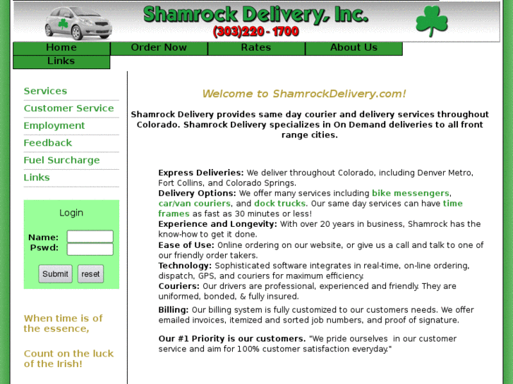 www.shamrockdelivery.com