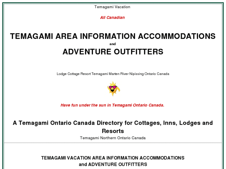 www.temagami-vacation.com