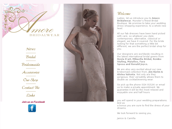 www.amorebridalwear.com