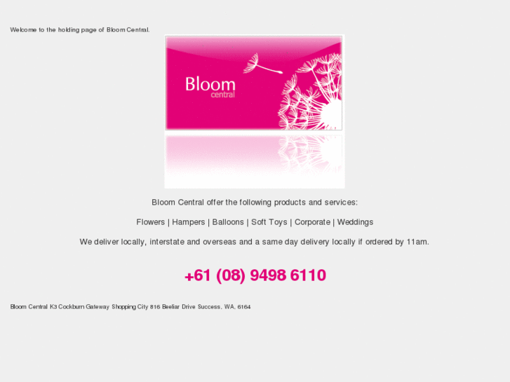 www.bloomcentralonline.com