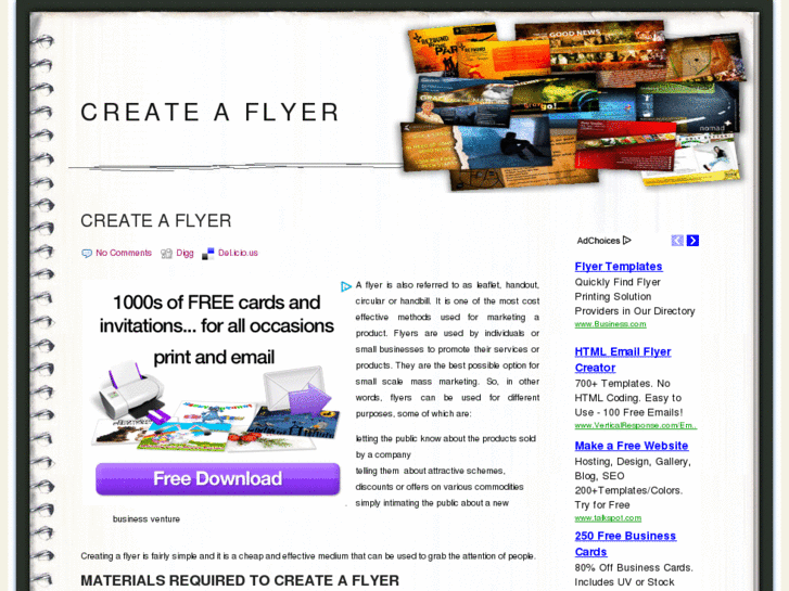 www.createaflyer.net