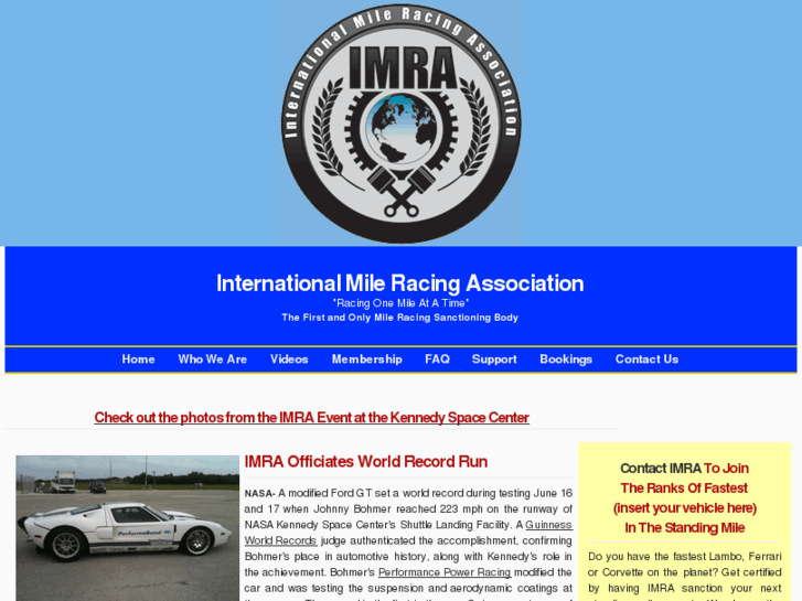 www.internationalmileracingassociation.com